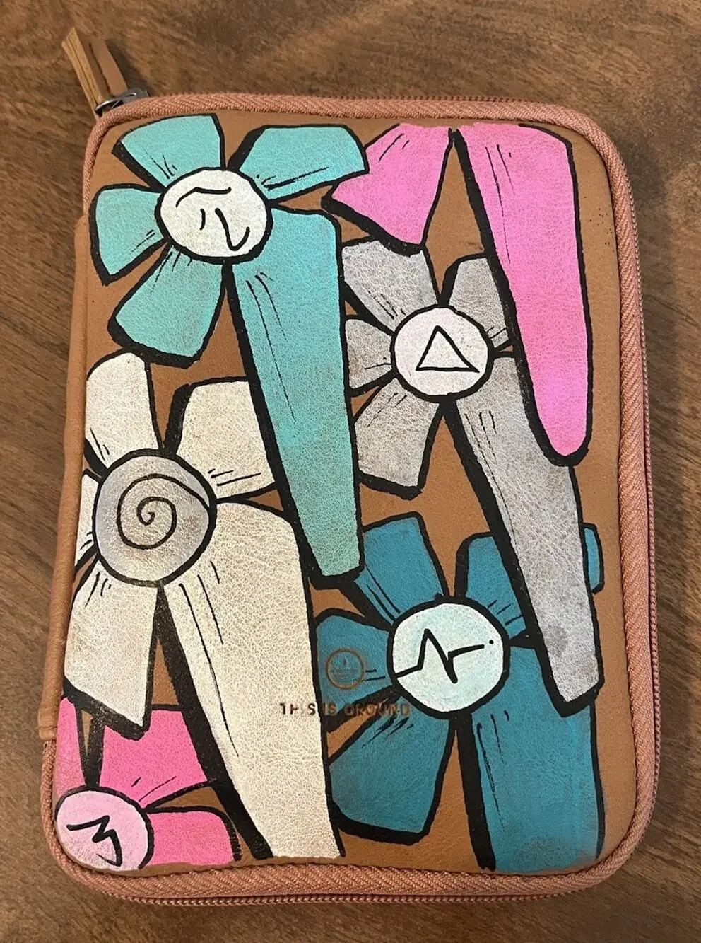Ze Florist Miami Graffiti Art Found Object Original Travel Bag Flower power